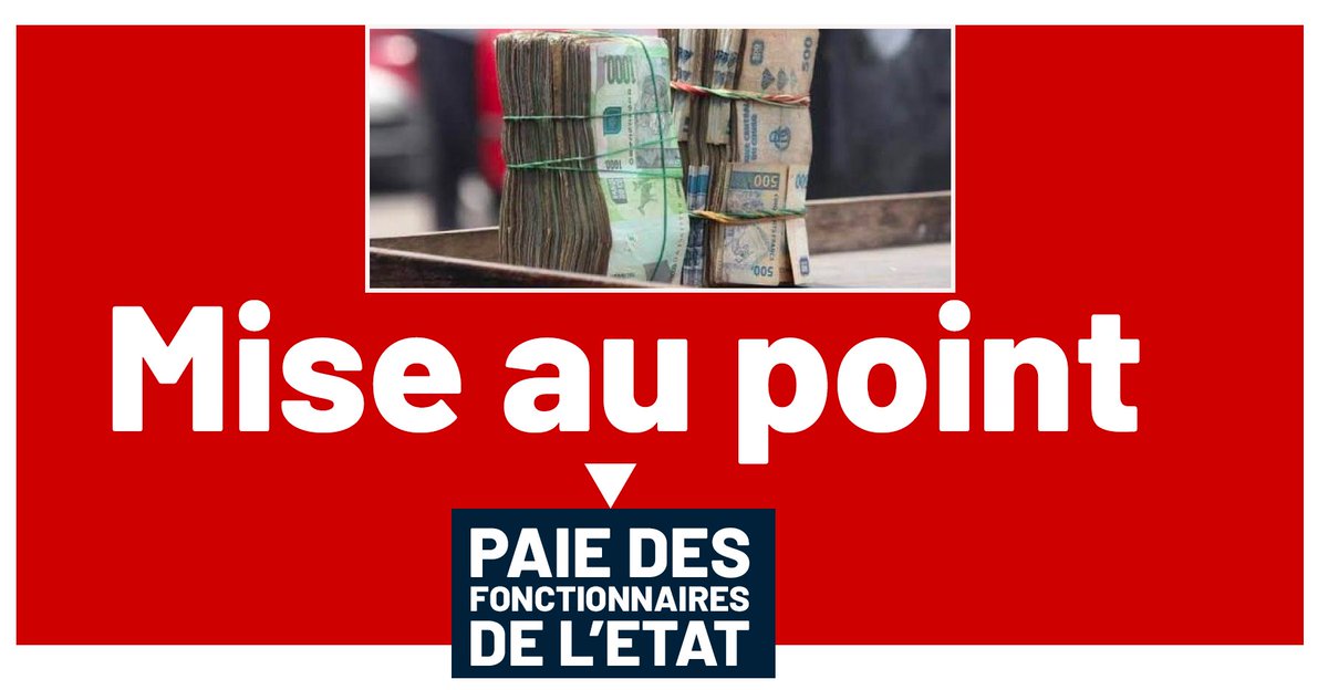 ‼️ Certains esprits mal intentionnés tentent de faire croire que le Ministre des Finances aurait accusé son collègue du Budget. Rien n’est plus faux !!

Il faut rappeler à l’opinion que le processus de la paie repose sur plusieurs étapes techniques et coordonnées. Même lorsque