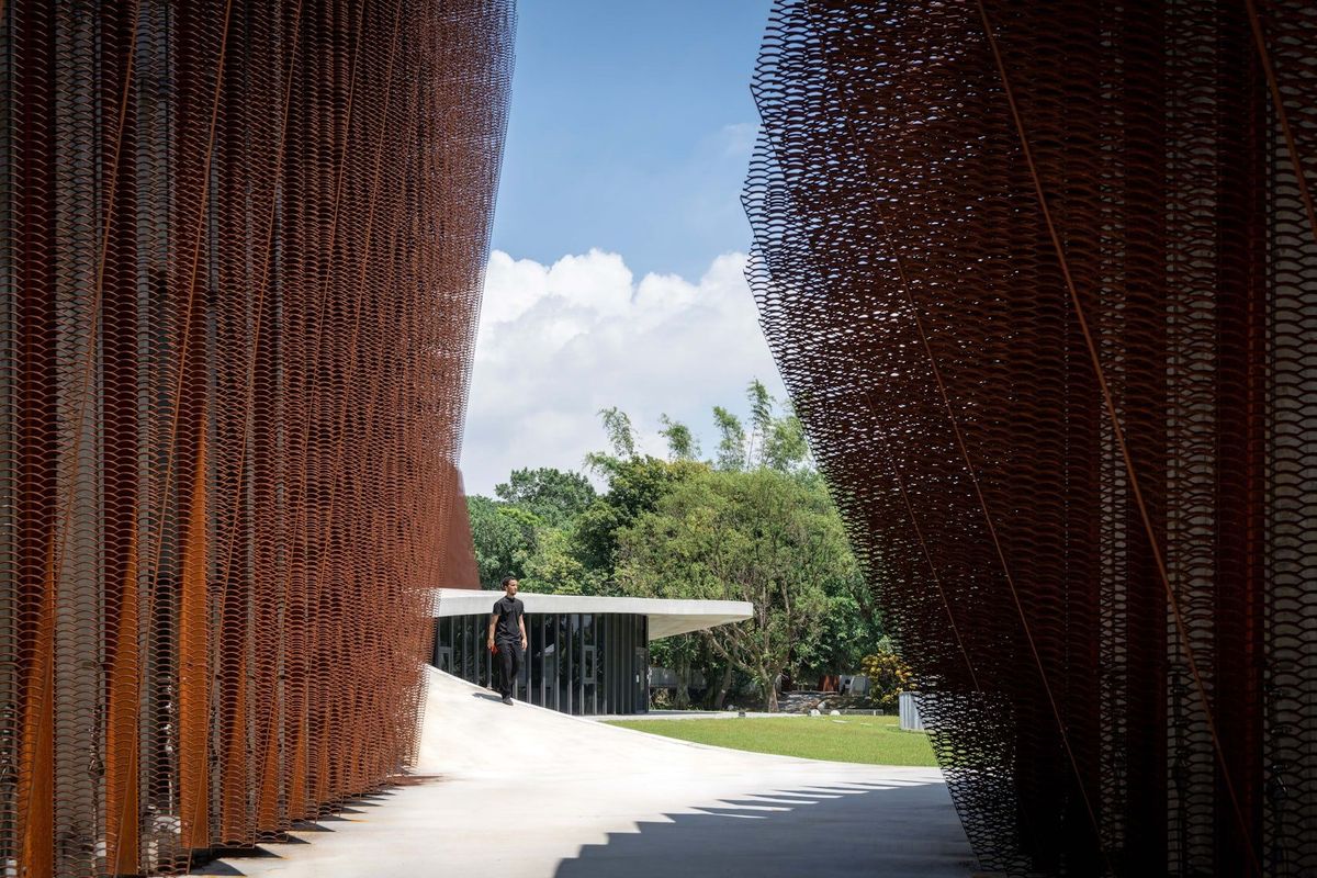 Architizer's tweet image. With fins that move in the wind and surfaces that trace rainfall, this station makes weather part of the building’s function and identity.
📍Taipei, Taiwan #ArchitizerAwards
Project by: IMO Architecture + Design
Details: arc.ht/4lPHxUE