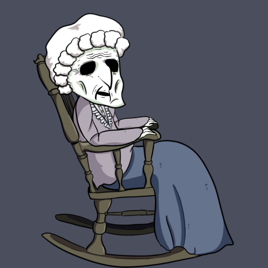 PMAnythingBot's tweet image. Old Lady has become a Beholder of the Eye.