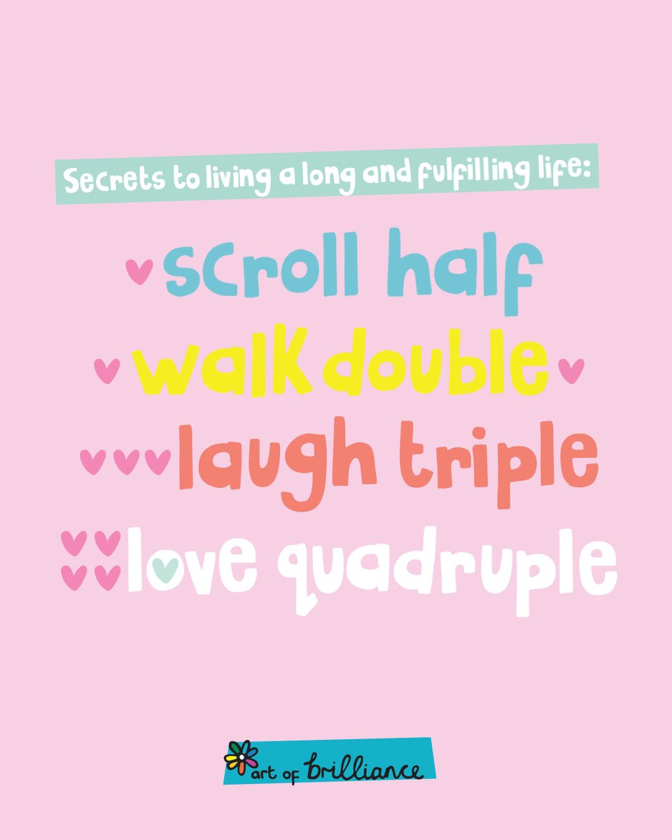 beingbrilliant's tweet image. The 4 secrets to living a long and fulfilling life…
@actionhappiness