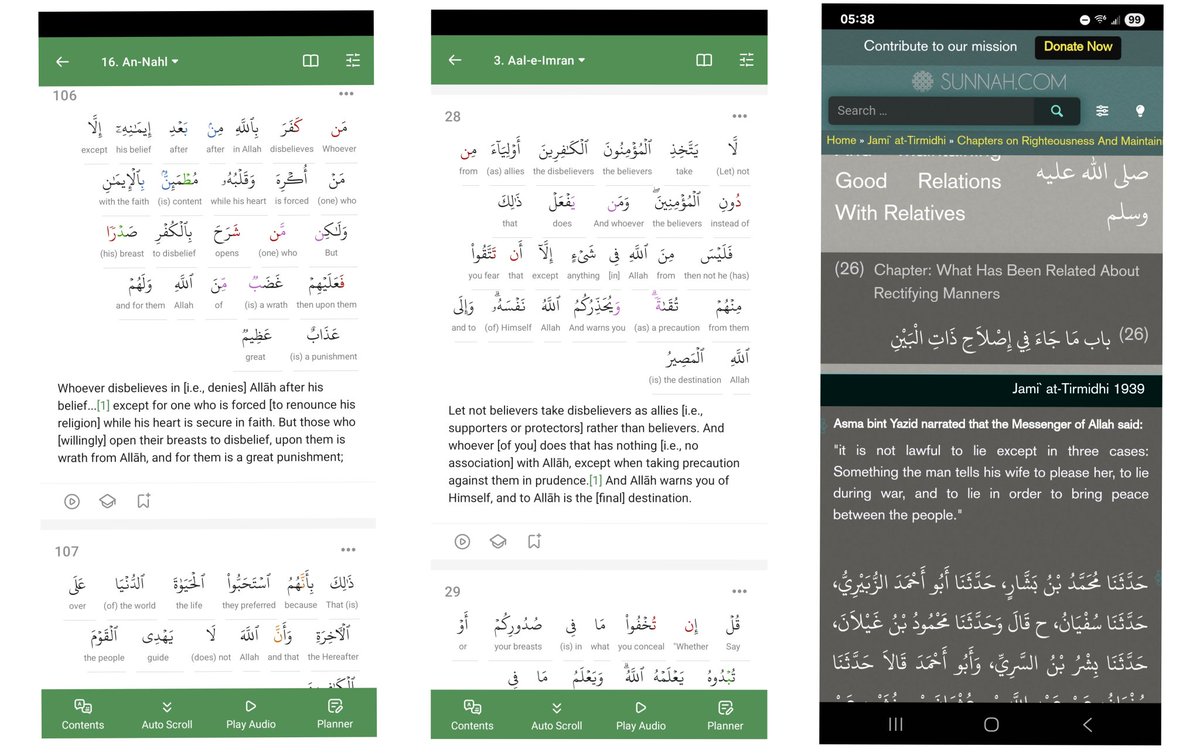 Apologetics941's tweet image. These are the times that Muslims are allowed to lie according to their own sources.
1) They're allowed to lie to their wife (to please her). In other words if they do something like cheat on their wife they're allowed to lie to her because, you know, you want to please her.
2)…