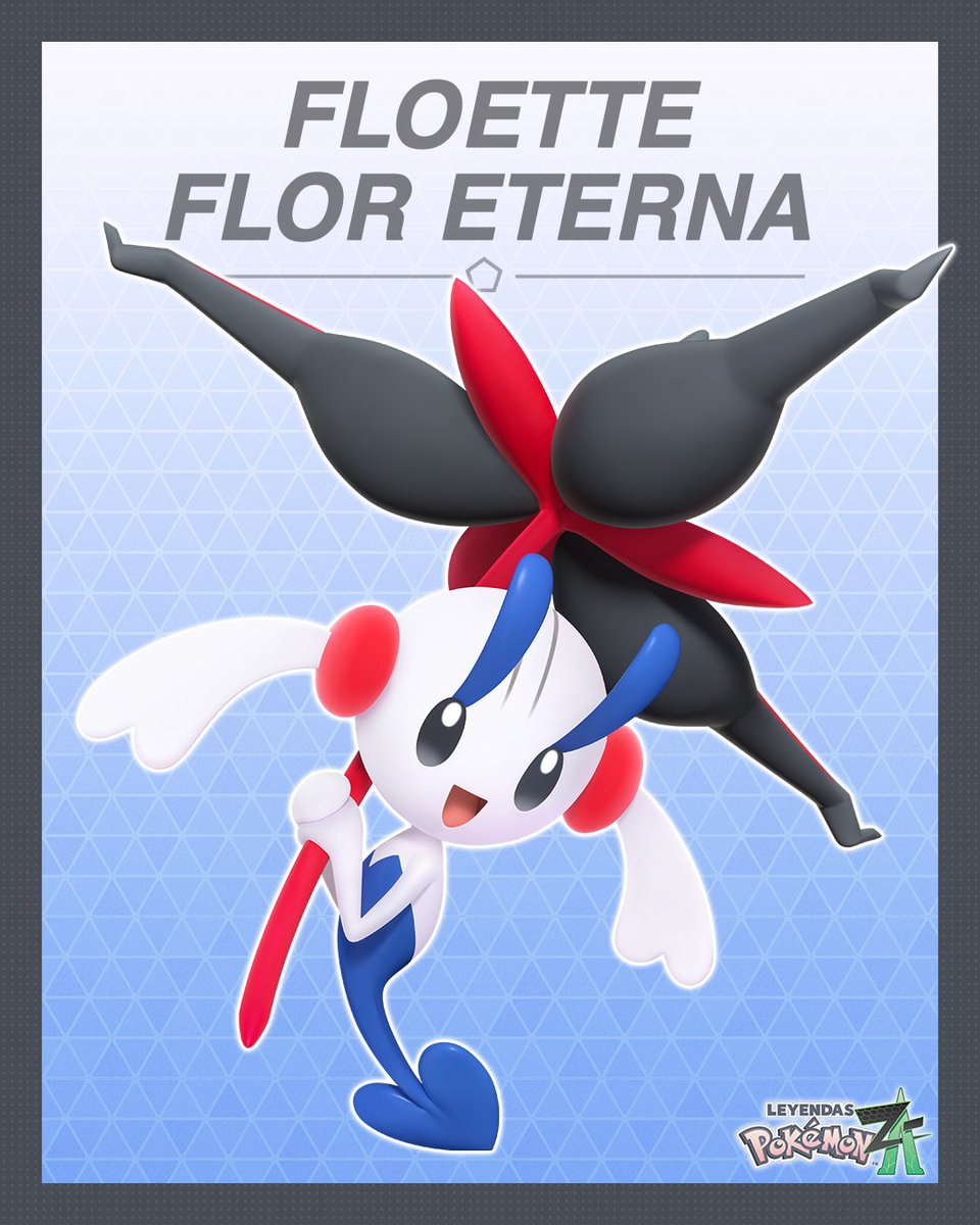 Pokemon_ES_ESP's tweet image. Este ejemplar tan poco común de Floette es diferente a otros miembros de su especie, ya que lleva consigo una flor negra. Se dice que también ha vivido 3000 años y siempre acompaña a A. Z. 💐
#LeyendasPokemonZA