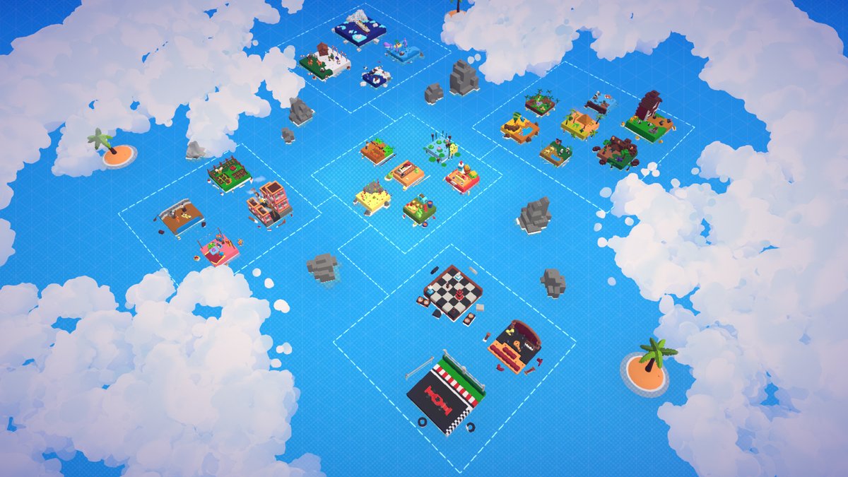 OP_Team_'s tweet image. Are you enjoying Block Factory  archipelagos? This is a view of the whole world map! 🗺️

#madewithunity #indiedev #screenshotsaturday