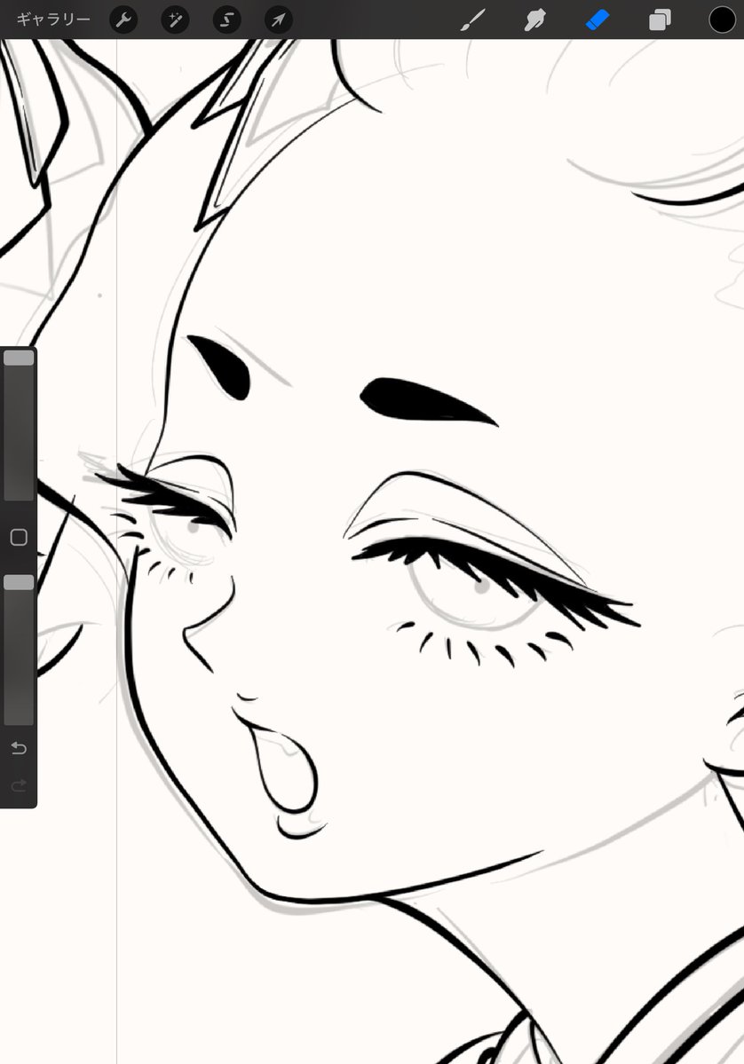 ooJuly41's tweet image. 和風美人お絵描き中〜🏮🌸

#wip