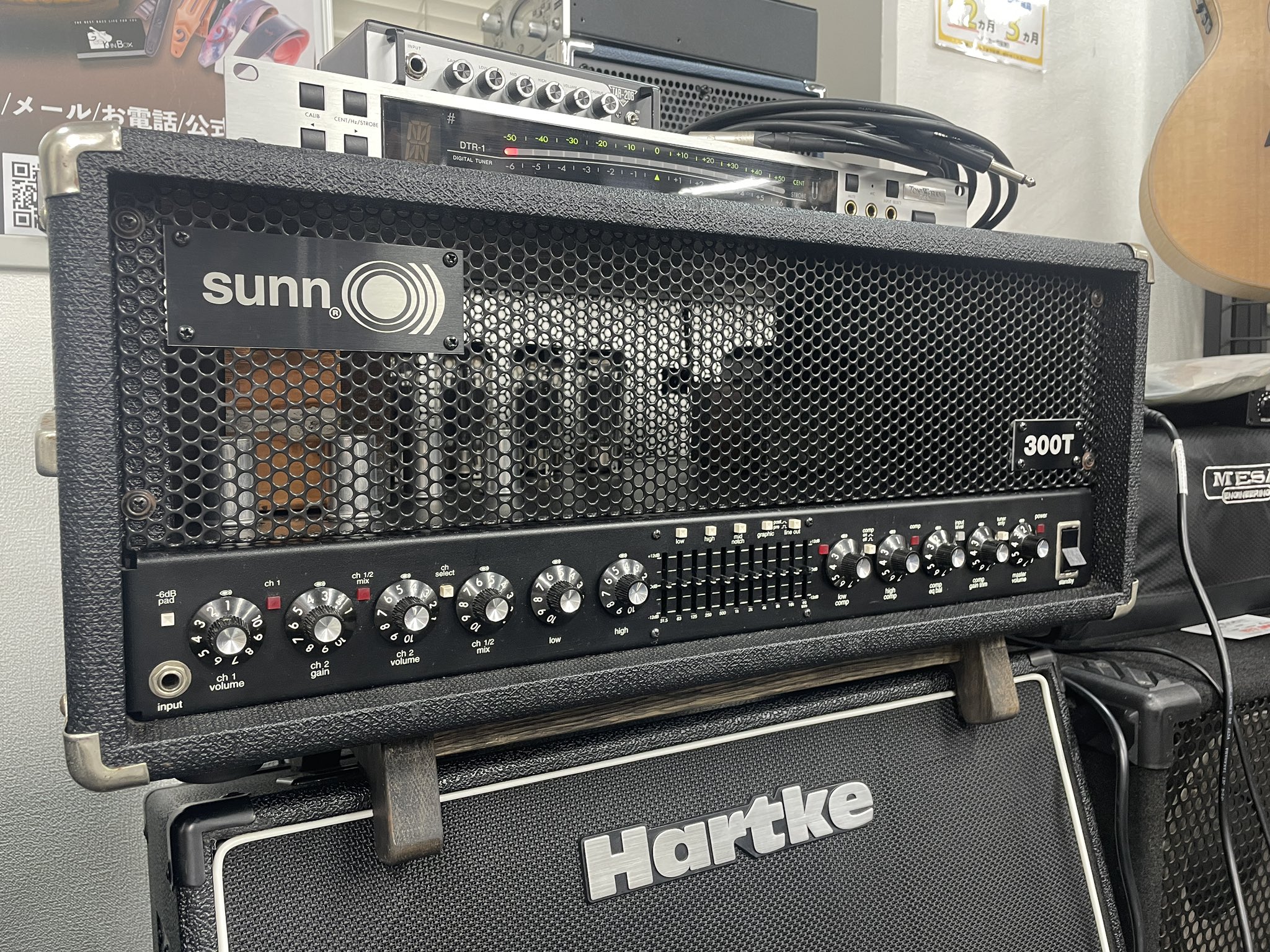 発送手配します！Sunn 300T ベースアンプ sunn4x10インチセット Yahoo!オークション - SUNN 300T 410H 300W ALL TUBE BASE AMP