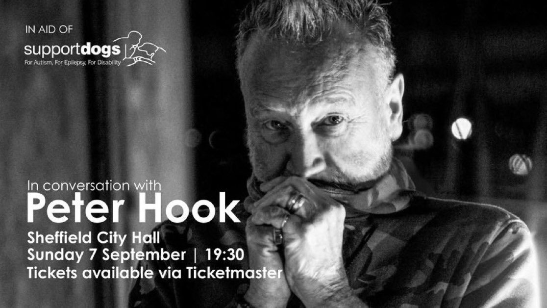 MANCHESTERMUS10's tweet image. In conversation with Peter Hook of Joy Division and New Order. A Q&A.
Sunday 07 September • Sheffield 
sheffieldcityhall.co.uk/event/in-conve…
Join @peterhook for an evening of stories, tales and anecdotes from his days in Joy Division, forming New Order and being a key player in the Manchester…