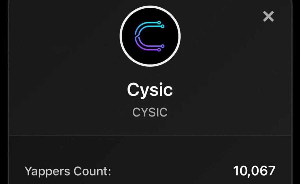 masterchainzz's tweet image. We Just hit 10k Yappers on @cysic_xyz but are you one of them?!??๐โโ๏ธ