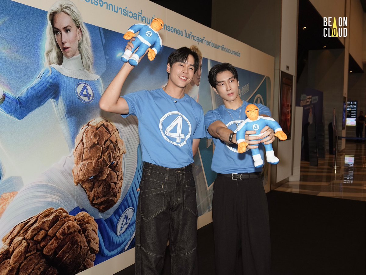 beoncloud_th's tweet image. เจษ-ไบเบิ้ล ร่วมงาน SF FRIENDS SCREENING ‘The Fantastic Four: First Steps’ 📸
#SFFriendsScreening