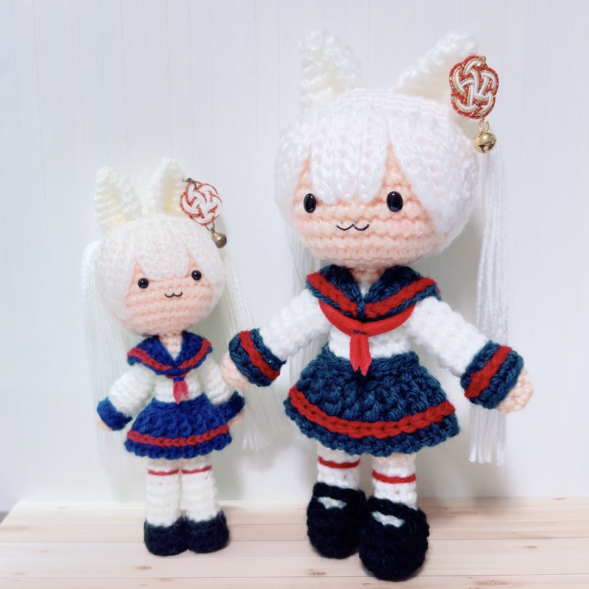 あみぐるみちゃん ୨୧RIBBON୨୧オーダー受付中ෆ⸒⸒ あみぐるみ作家みさきち🦊⛩️あみぐるみオーダーメイド受付中