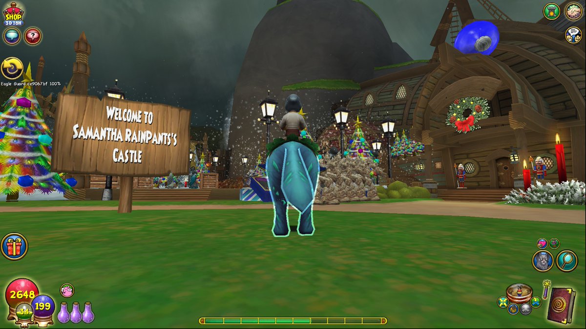 awizard_from_oz's tweet image. There are many very impressively Christmas Theme decorated homes atm. The photos cannot do justice properly. #Wizard101