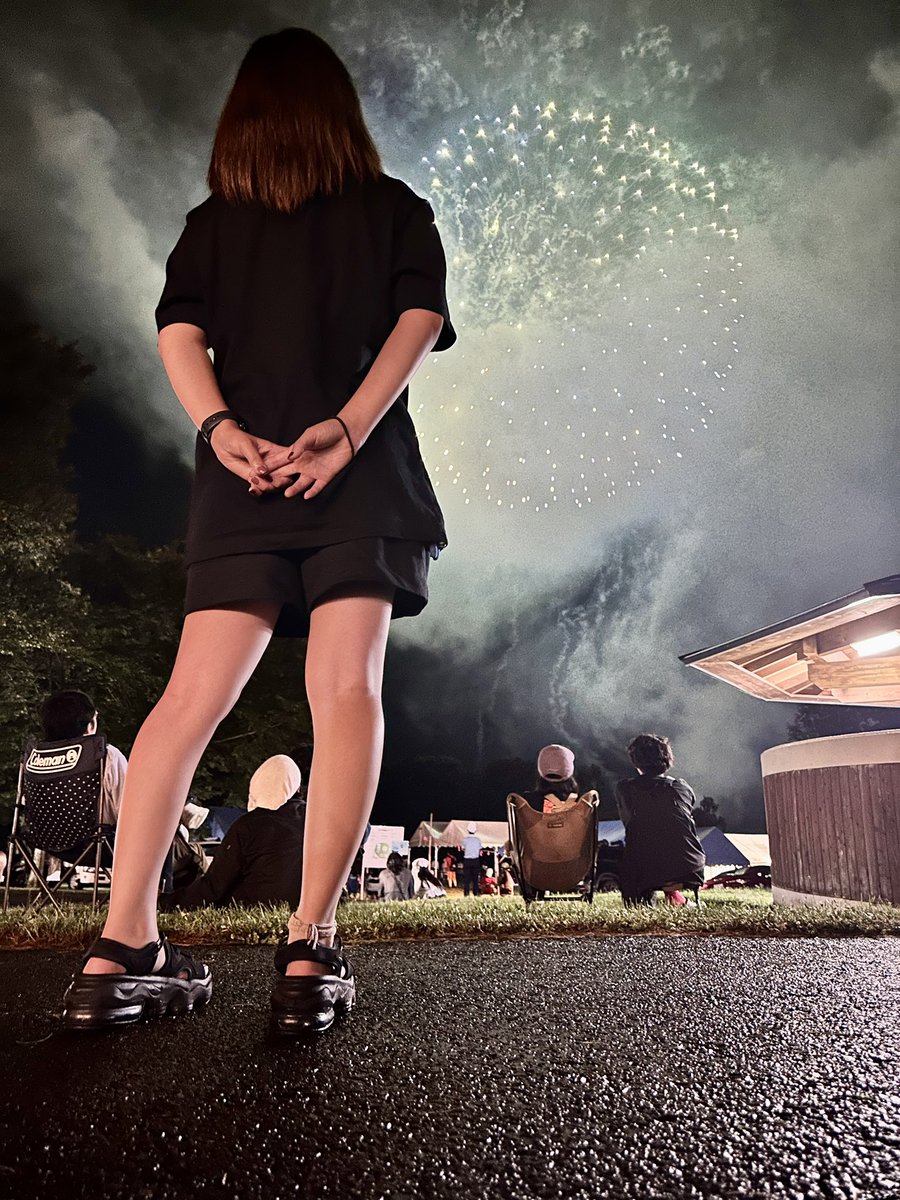 とても楽しいキャンプでした⛺️

花火も綺麗で満足🎇