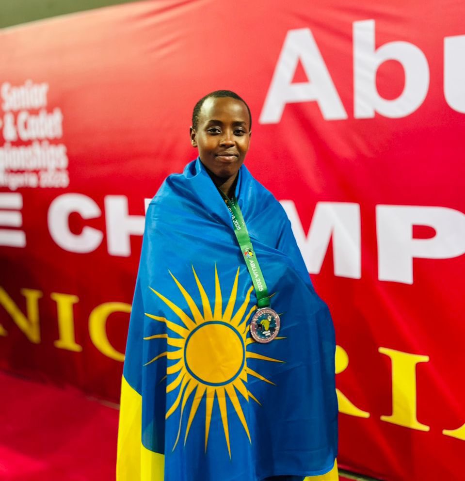 TimesSportRW's tweet image. PHOTOS: Meet Irakoze Aline, the Rwandan karateka who won silver in the junior under-53kg kumite category at the 2025 African Karate Championship in Abuja, Nigeria.