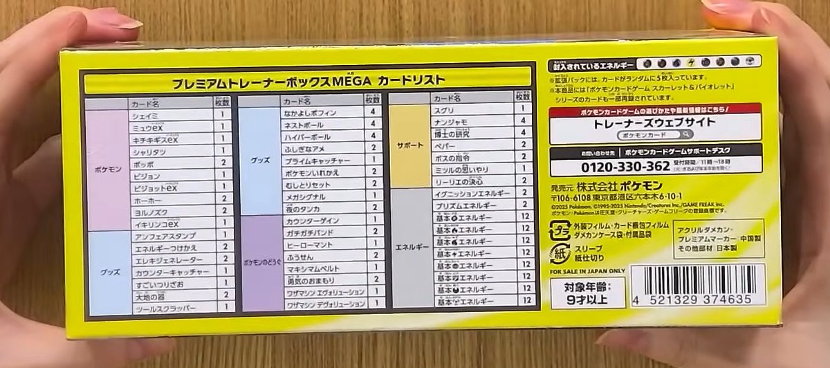 プレミアムトレーナーボックス MEGAの収録カードリスト ・キチキギスex