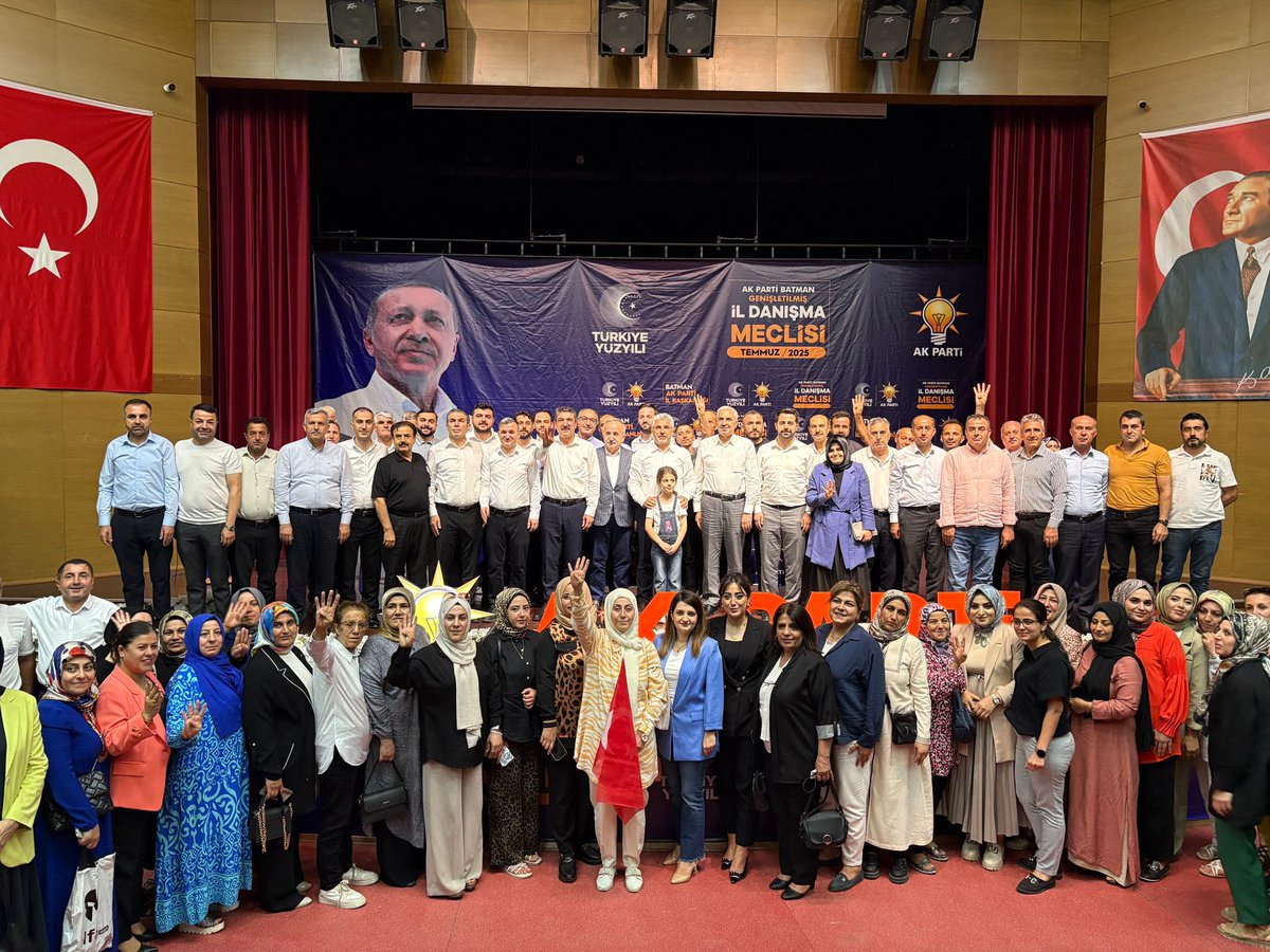 📍#Batman | İl Danışma Meclisi Toplantısı

🇹🇷
Anadolu'nun her köşesinde biriz, beraberiz, kardeşiz.
86 milyonun birlik ve beraberliği, ülkemizin istiklali ve milletimizin istikbali için çalışmaya devam…

Batman İl Danışma Meclisi Toplantımızı birlik ve beraberlik içerisinde