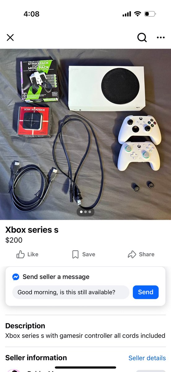 Snaadd_'s tweet image. Gamesir, strike pack and a xim. Bro was in demon time