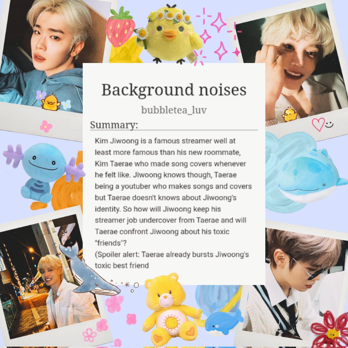 🐋Background Noises🦆 #jyungtael streamer x roommate au
- 3,824 words
- Chapters: 1/?
- Mature (includes few 18+ jokes)
🫧𓇼𓏲*ੈ✩‧₊˚🎐
archiveofourown.org/works/68207891…