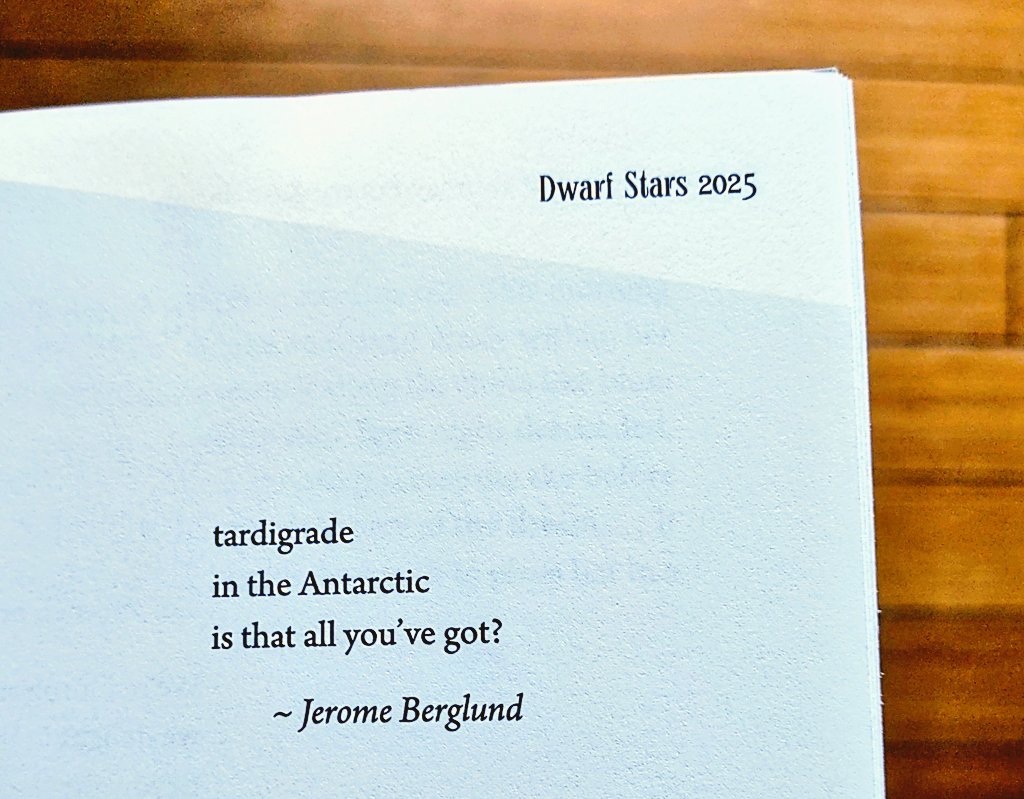Jerome William Berglund (hiatus) (@berglundjerome) on Twitter photo Super excited, grateful and honored to have a poem included in this year's #DwarfStars anthology #DwarfStars2025, truly a dream come true, deepest respect and appreciation to incredible editor <a href="/miguelmitchell/">mike mitchell</a> Miguel O. Mitchell... Super excited, grateful and honored to have a poem included in this year's #DwarfStars anthology #DwarfStars2025, truly a dream come true, deepest respect and appreciation to incredible editor <a href="/miguelmitchell/">mike mitchell</a> Miguel O. Mitchell...