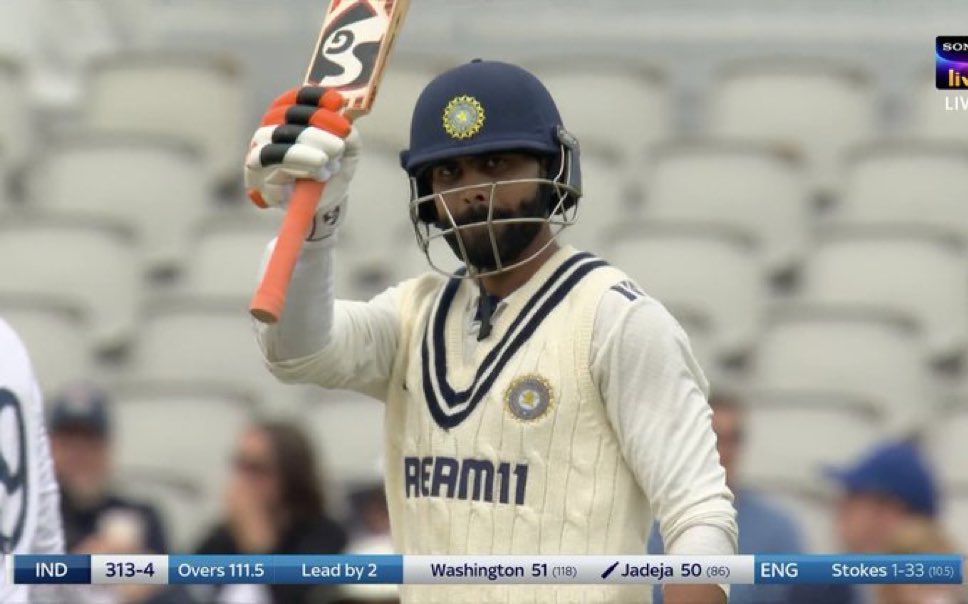 hailKohli18's tweet image. Msd at 20 - "Collecting tickets at Kharagpur"
Abd at 32 - "I am tired"
Meanwhile Jadeja at 37 🥵🔥