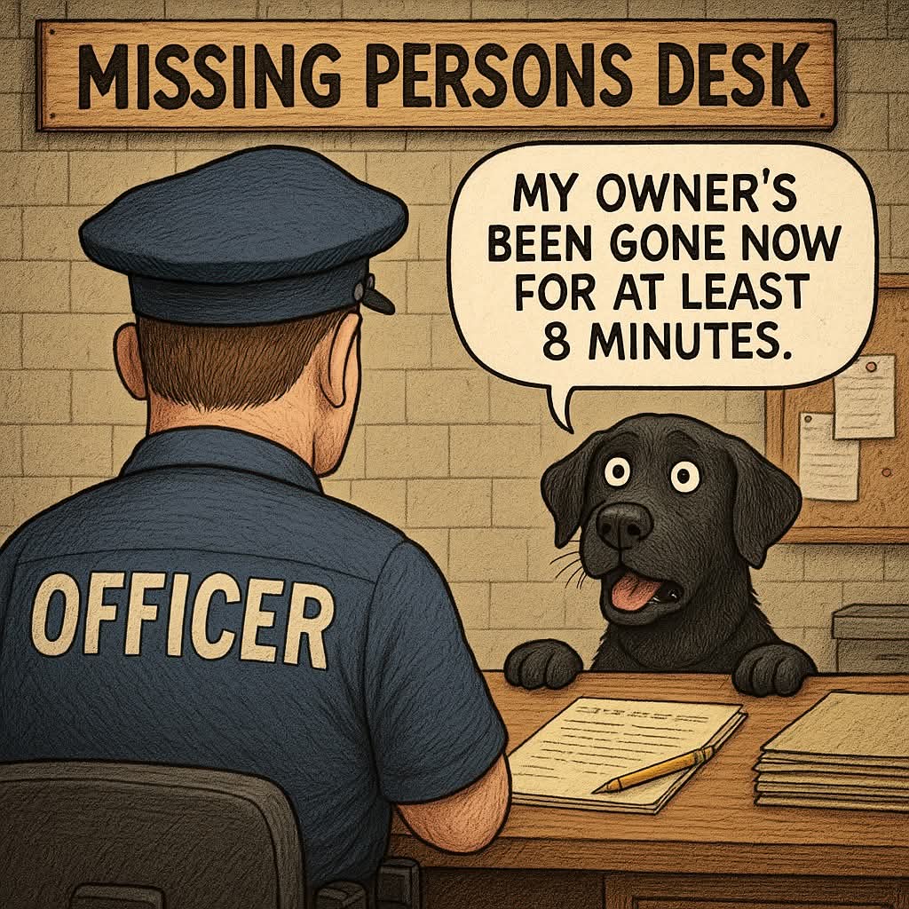 geezabigdave's tweet image. Anybody have a dog that gets worried when they can't find you? ❤️
They panic that we will abandon them - it's their worst fear bless them 💔