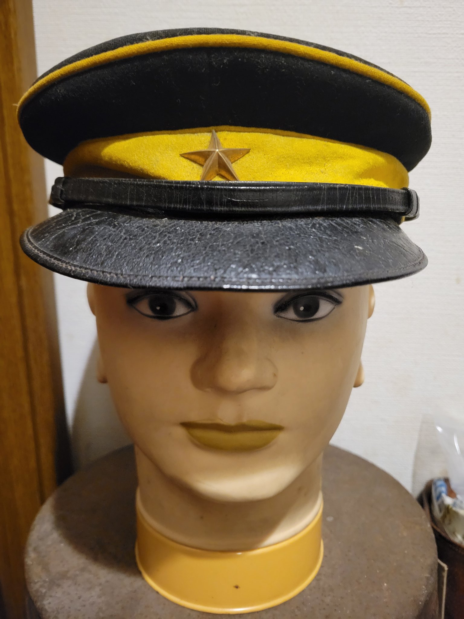 日本陸軍在郷軍人将校軍帽（実物) 日本陸軍在郷軍人将校軍帽（実物) - メルカリ