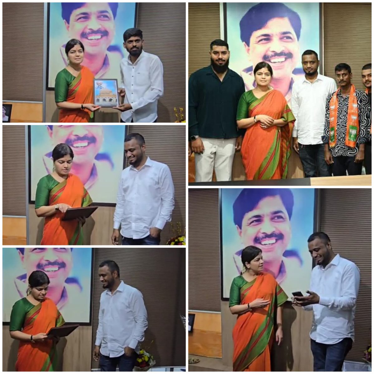 sgaush's tweet photo. Today it was a pleasure to have a discussion with Madam @poonam_mahajan Former Member of Lok Sabha &amp; BJP LEADER https://t.co/P2h4CuT55H