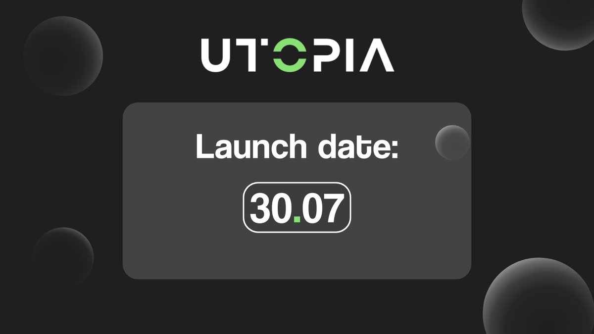 Utopia_Protocol's tweet image. We’re excited to share the official launch date of Utopia!
Prepare to trade seamlessly on USwap, tapping into Sonic’s full liquidity, earn lottery tickets, and have a chance to win big in our lottery. 🎟️
Watch out for tomorrow’s post - we will need your opinion! 👀