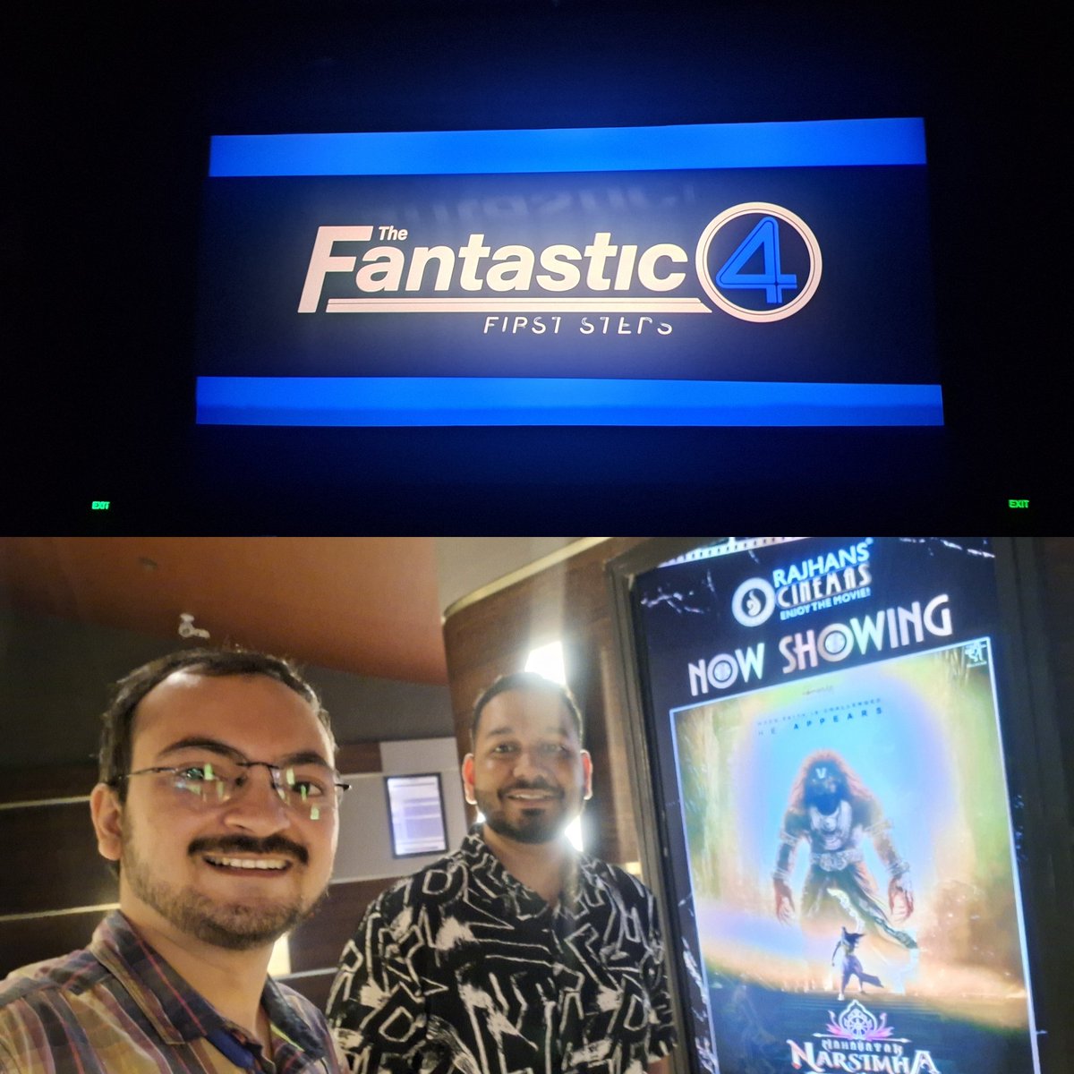 Saturday - F4
Sunday - Mahavatar Narshimha