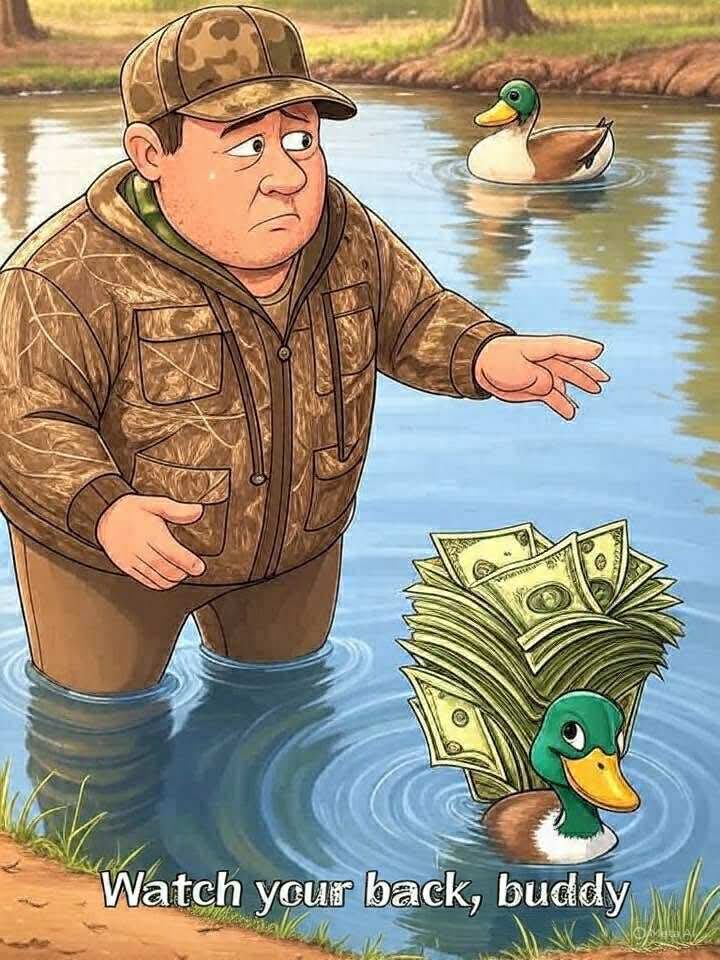 Animal friendly alternative day 349: A “duck decoy” becomes a “buck decoy.”