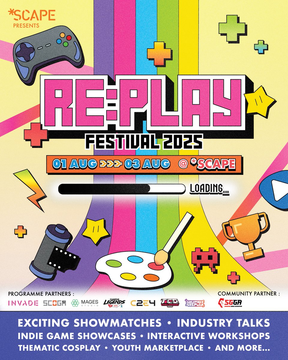 battlebrewpro's tweet image. \ We&apos;re going to Re:Play Festival! /

Excited to showcase Love In Tiny Spaces and @hellheartbreak for the first time in Singapore!

📍 *SCAPE Playspace
🗓 1 - 3 August 2025
🕑 11AM - 7PM

Buy tickets now!
scape.sg/programme/repl…

Excited to show up and see everyone~