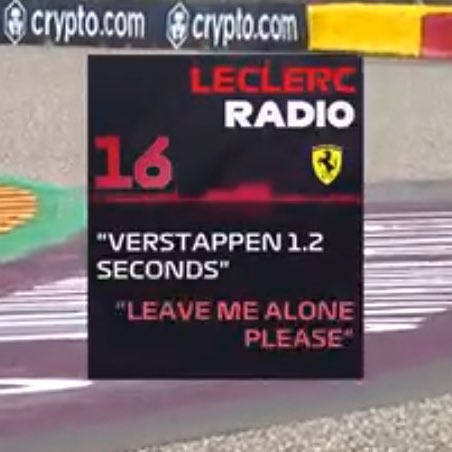 checocrispis's tweet image. “Verstappen a 1.2 segundos.”
“Déjame en paz, por favor”
JAJAJAJAJAJAJA😭😭😭😭😭