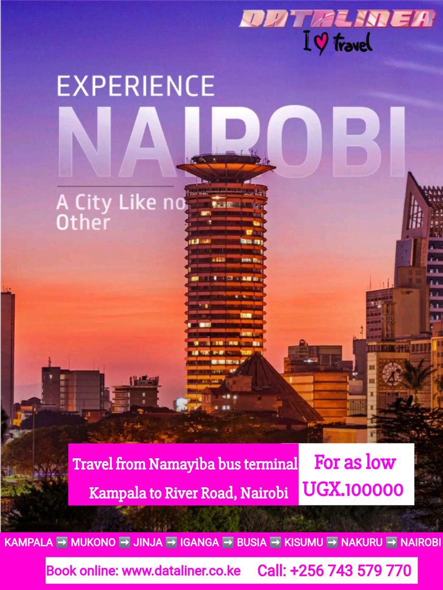 Banange, you may be still single because your rib in Uganda was used to make soup and people drank it with fried cassava and you don't know😆. 

Visit Nairobi, Kenya 🇰🇪 and experience a city like no other