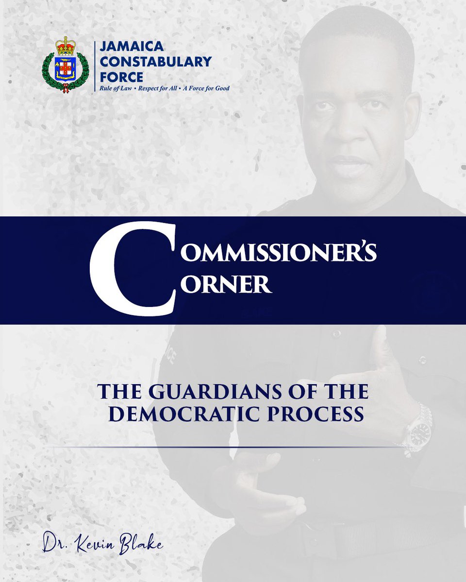 JamaicaConstab's tweet image. At no point in the national calendar is the public’s scrutiny of the Jamaica Constabulary Force more intense than during an election season. The stakes are never simply political. They are institutional, cultural, and moral. It is with this reality in mind that Police…