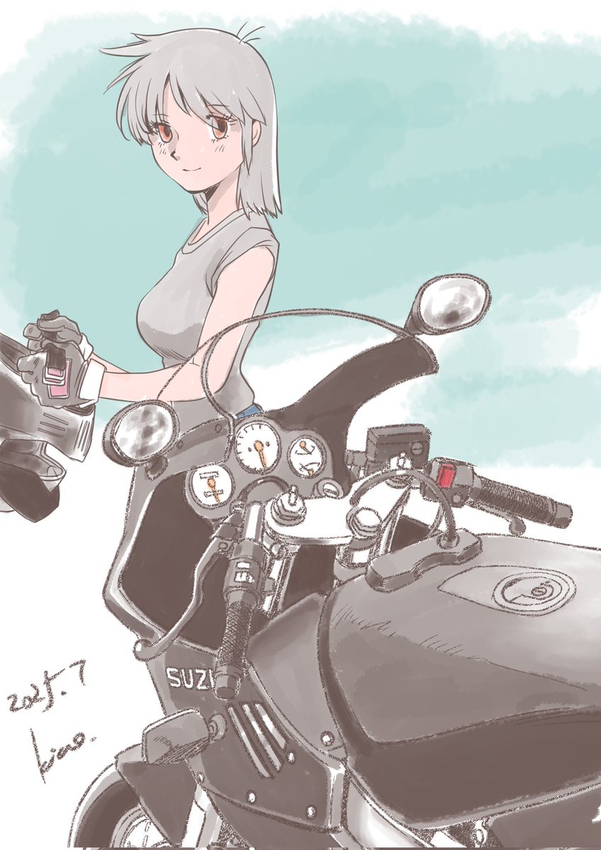 kico_factory's tweet image. やっぱりバイクは イイね‼️🙂