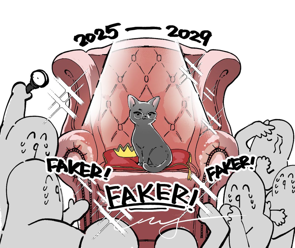 DaMoon1677's tweet image. FAKERRRRRR🐈‍⬛🧎✨