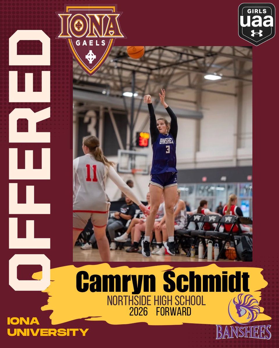 CamSchmidt08's tweet image. I am thankful to receive an offer from @IonaWBB ! Thank you @CoachAngSzumilo for believing in me! #GaelNation #RaisetheFEE
@NLBbasketball
@Bansheefam
@GradyMajors