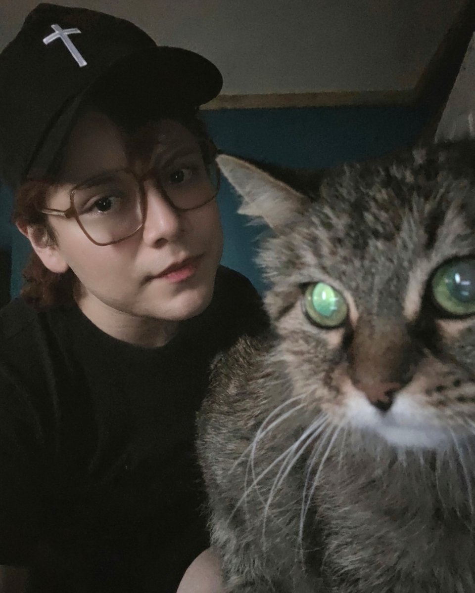 My healthy green-eyed demon lol