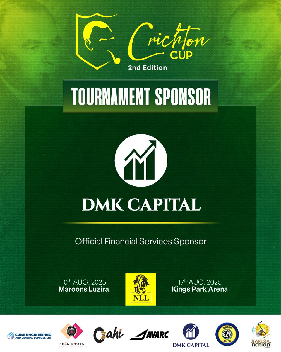 ntare_league's tweet image. .@dmkcapital: Here for all your financial needs, on and off the pitch. 

The official Financial services sponsor of the #CrichtonCup