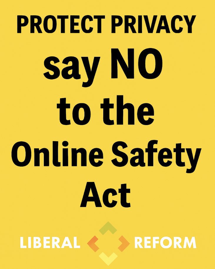 liberal_reform's tweet image. 5 problems with the Online Safety Act - a thread 🧵

1. It is too broad in scope, it targets Wikipedia and the free exchange of information. A crucial principle in a democratic society.