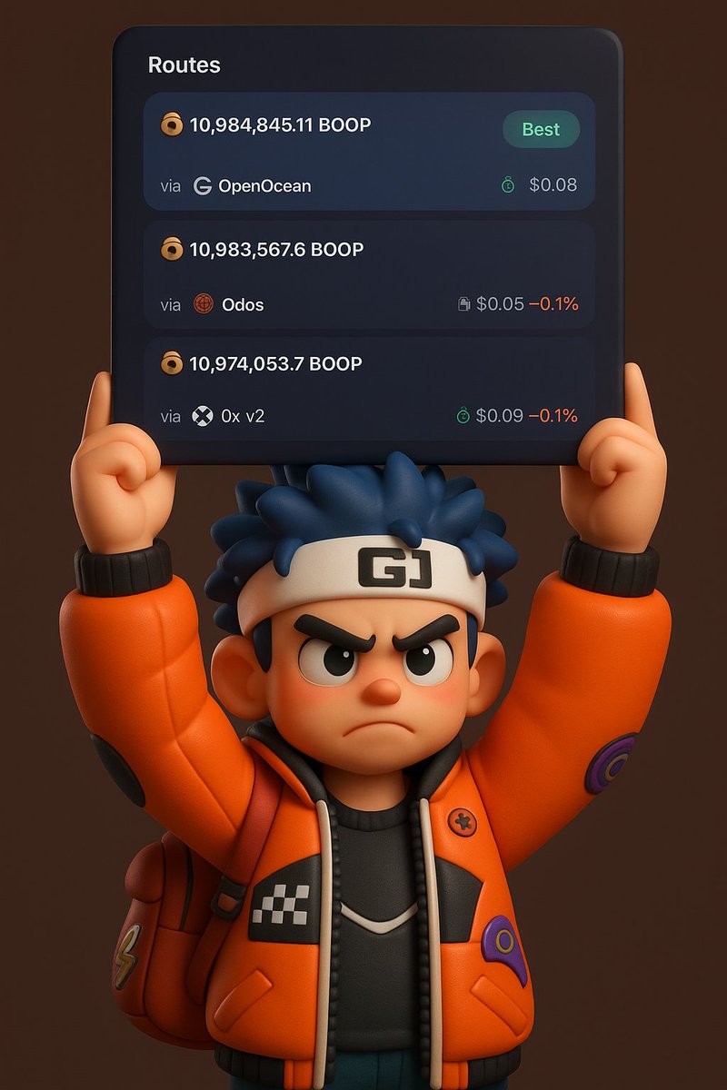 aymducking's tweet image. Trying to score $BOOP on @arbitrum?
Use Oku and unlock the best price.
Sourced from 12 DEX aggregators, all in one click.
No more hopping tabs or hoping for the lowest fee.
Oku hunts down the top deal, so you can just stack $BOOP and flex.
Why pay more when you can let the…