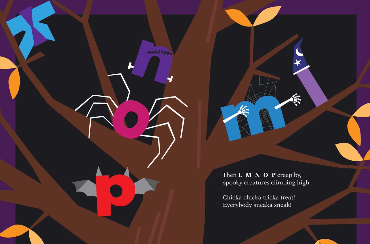 SimonKIDS's tweet image. Spooky creatures climbing high! #ChickaChickaTrickaTreat