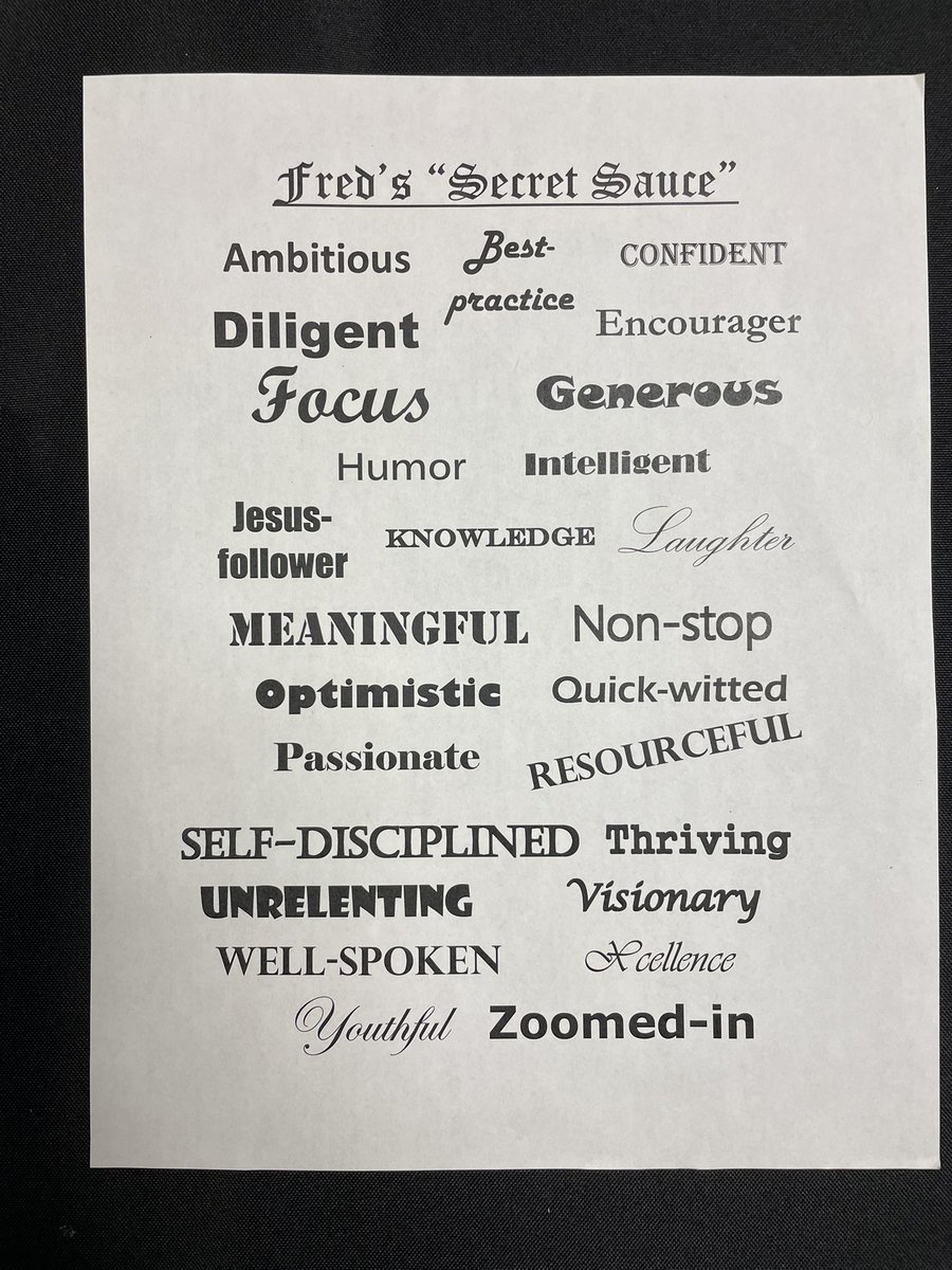 FredsDaily's tweet image. 9:30a Off to Sunday school, we’re studying the Book of James. Check out these alphabetical words about me!
