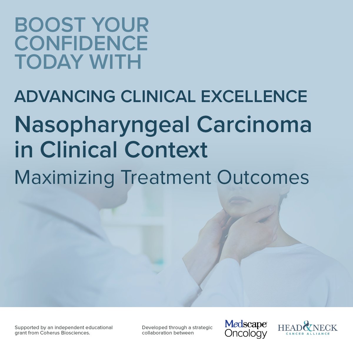 MedscapeOnc's tweet image. World Head and Neck Cancer Day is July 27! Learn how early detection and multidisciplinary care improve outcomes. Explore expert-led CME and NPC resources today. Help spread awareness and support patients. ms.spr.ly/6014sHBUK