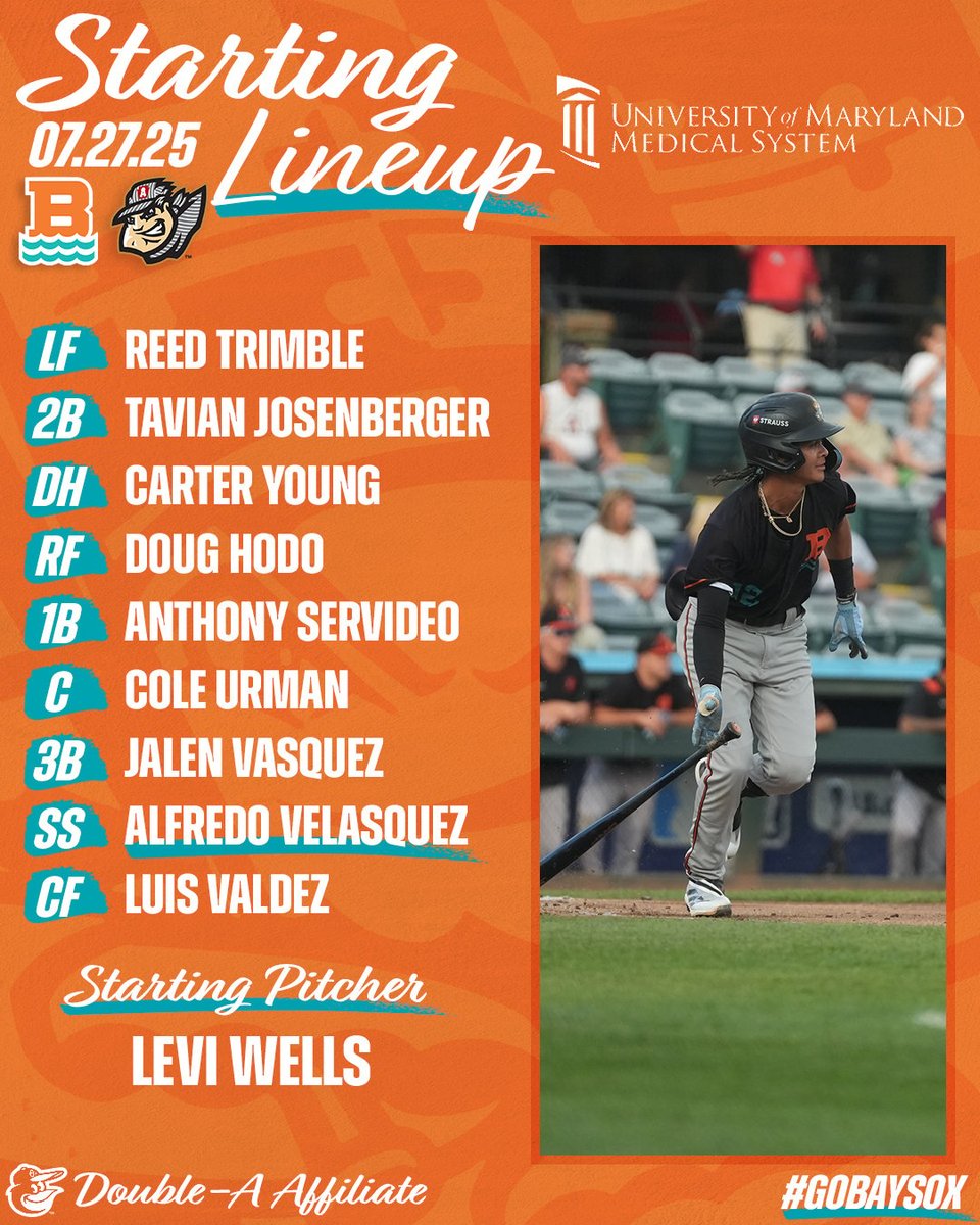 BaysoxOfficial's tweet image. Last lineup of the week!