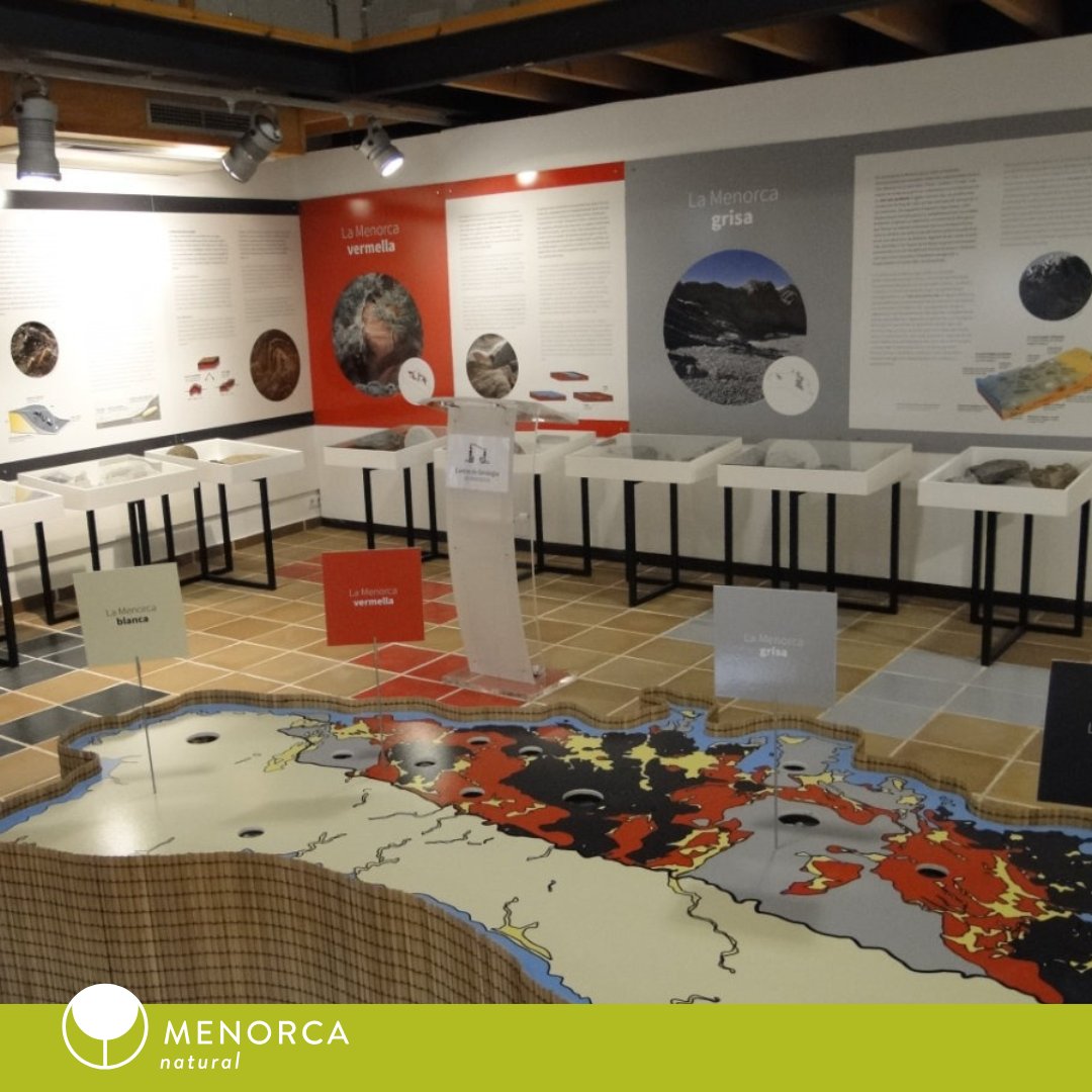 🪨 ¿Sabías que #Menorca se divide en paisajes según el color de sus rocas?

En el Centre Geològic de Ferreries descubrirás, de forma visual y entretenida, cómo la geología ha dado forma a la isla.

ℹ️ bit.ly/3HBxvqO