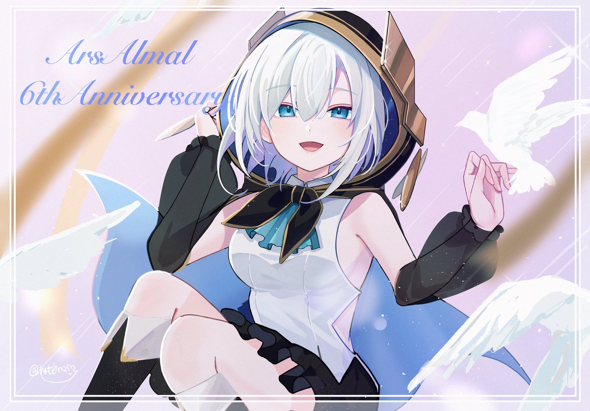 r4t0nzm's tweet image. 6周年おめでとうございます〜📕
 #マル描いてちょんっ　#アルス6周年