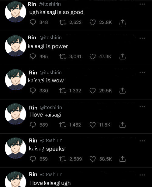 michapill's tweet image. Rins twitter got Leaked