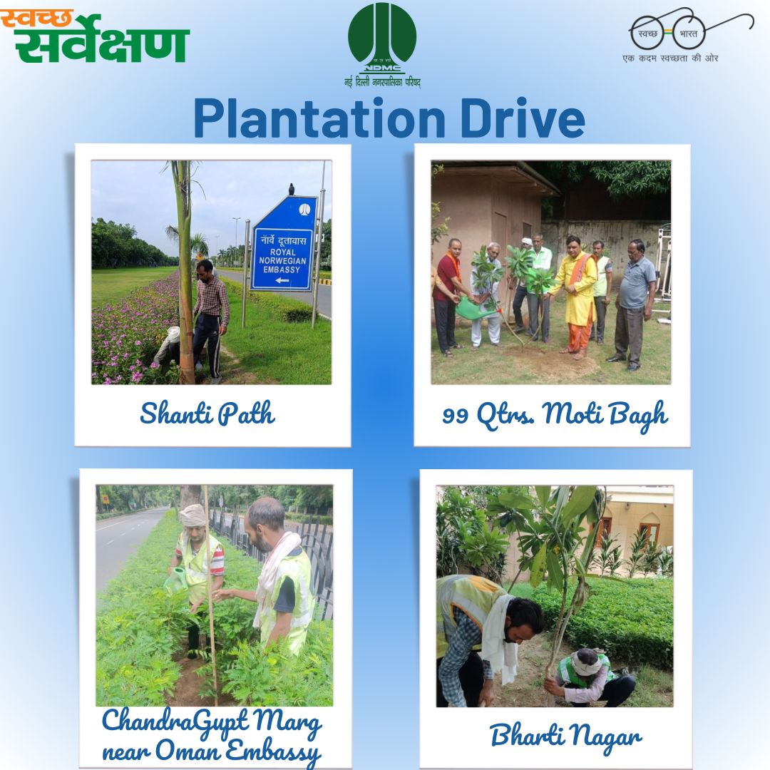 tweetndmc's tweet image. 🌿 #NDMC Horticulture Dept. is actively leading plantation drive at key sites:
📍 Shanti Path
📍 99 Qtrs. Moti Bagh
📍 Bharti Nagar
📍 Chandragupt Marg (Oman Embassy)
Together, let’s grow a cleaner, greener &amp;amp; healthier city! 🌳🌱
#GreenNDMC #UrbanForestry #SustainableDelhi