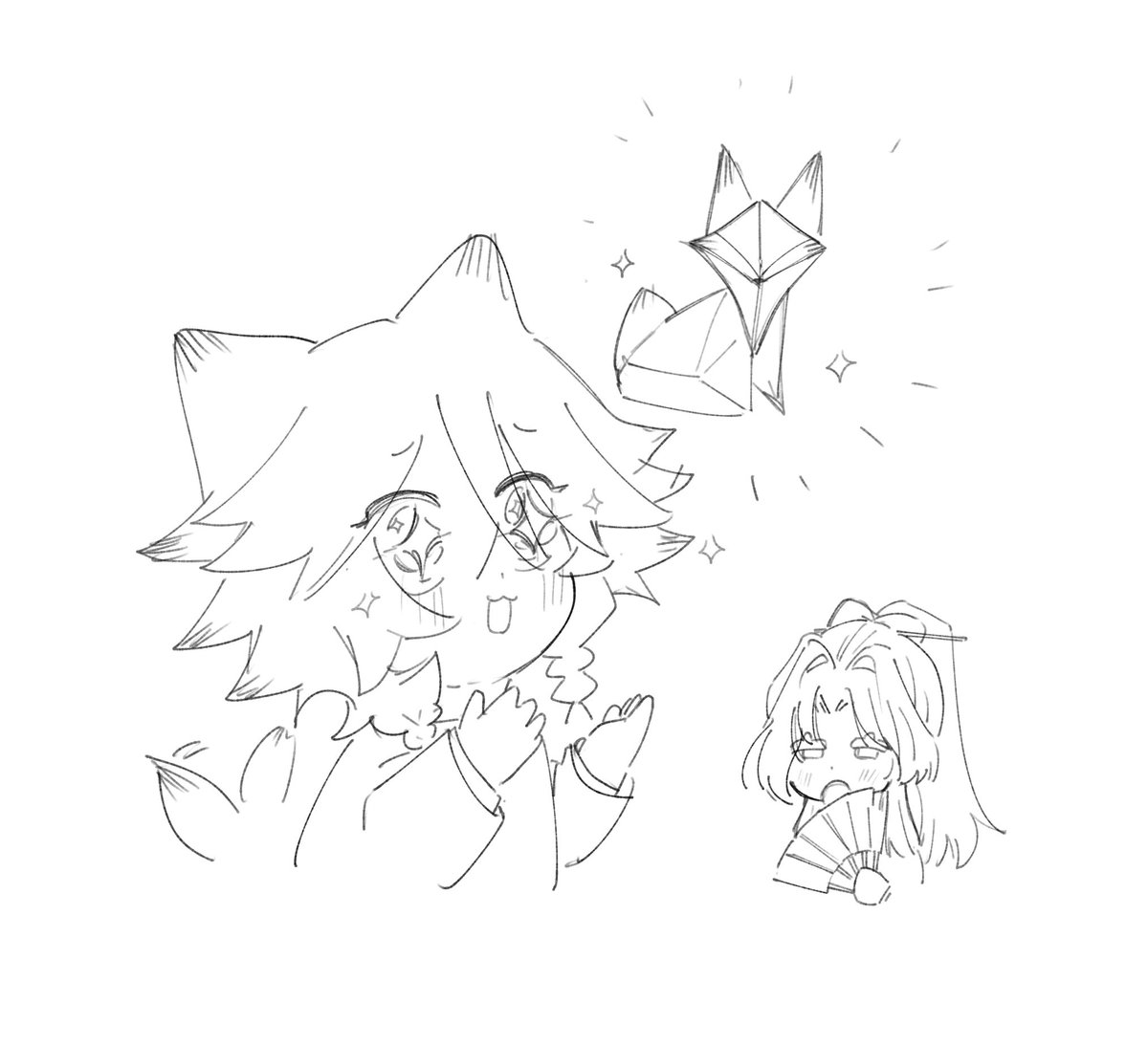 seno_ai's tweet image. เก็บลูก
(รูปที่2คนอื่นวาดให้เราวาดรูปที่4กลับ)