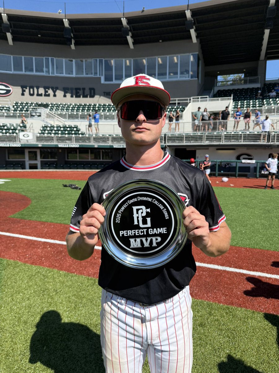 DynamicBaseball's tweet image. Congratulations to Factory Select 17U for winning the PG/Dynamic College Series at Univeristy of Georgia!
Champions- Factory Select
2nd Place- Genesis Thunder
MVP- Wilson Davis
MVPitcher- Grady Jordan
@PG_Tourney @PG_Scouting @PerfectGameUSA