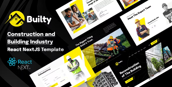 bslthemes's tweet photo. Looking for a react nextjs template for Construction website? Check out our premium Builty - Construction &amp; Industry React NextJS Template on ThemeForest.

Theme Homepage: https://t.co/1z9dkpFQFD

#construction #industry #building #nextjs #react #themeforest #envato #bslthemes https://t.co/u4lf0v3XgP